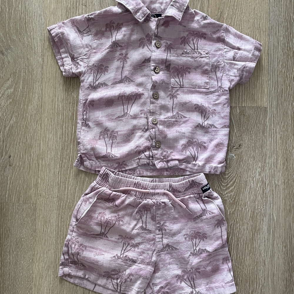 Volcom Light Purple Matching Set